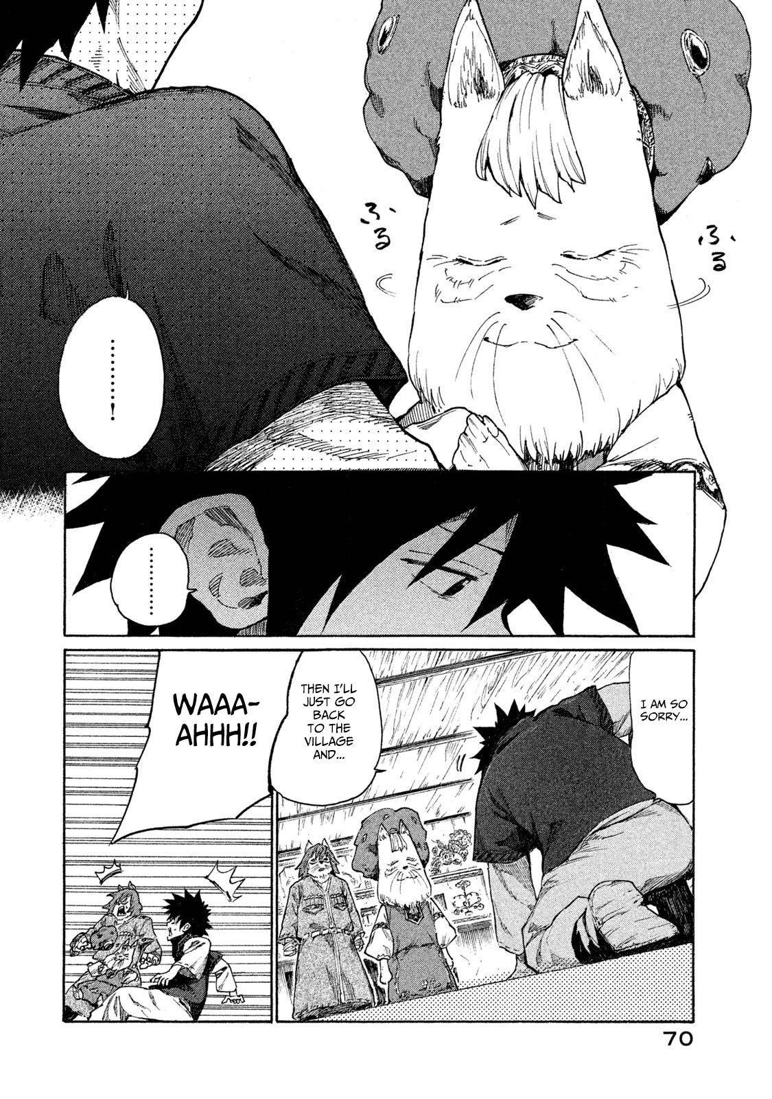 Mazumeshi Elf to Youbokugurashi Chapter 7 page 29 - Chapter 7: The Wanwan tribe and Winter