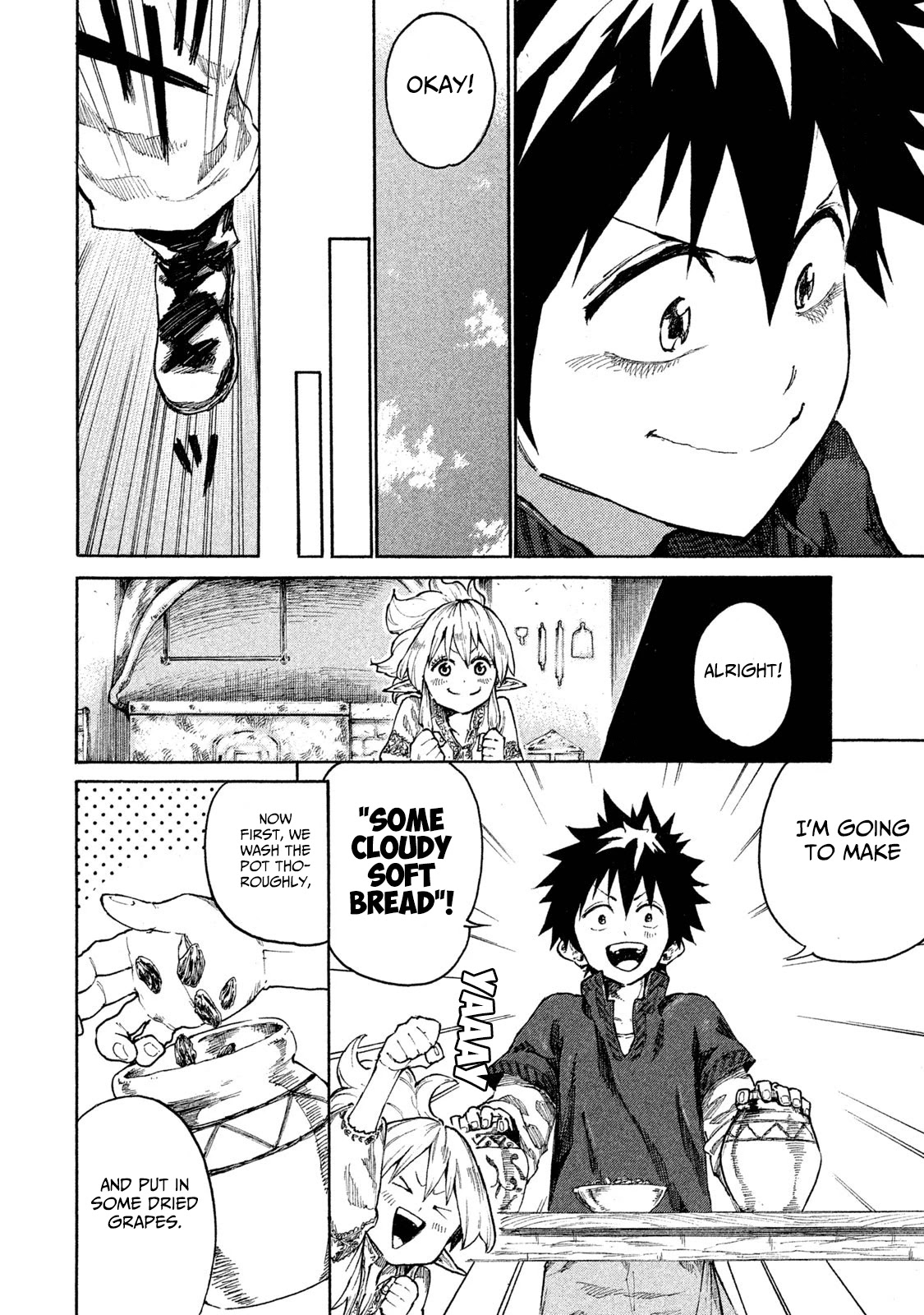 Mazumeshi Elf to Youbokugurashi Chapter 7 page 33 - Chapter 7: The Wanwan tribe and Winter