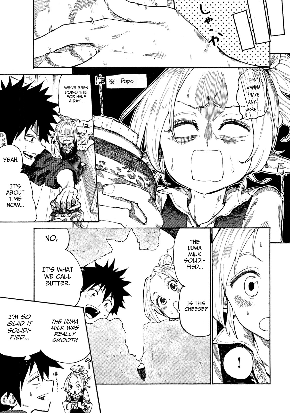 Mazumeshi Elf to Youbokugurashi Chapter 7 page 36 - Chapter 7: The Wanwan tribe and Winter