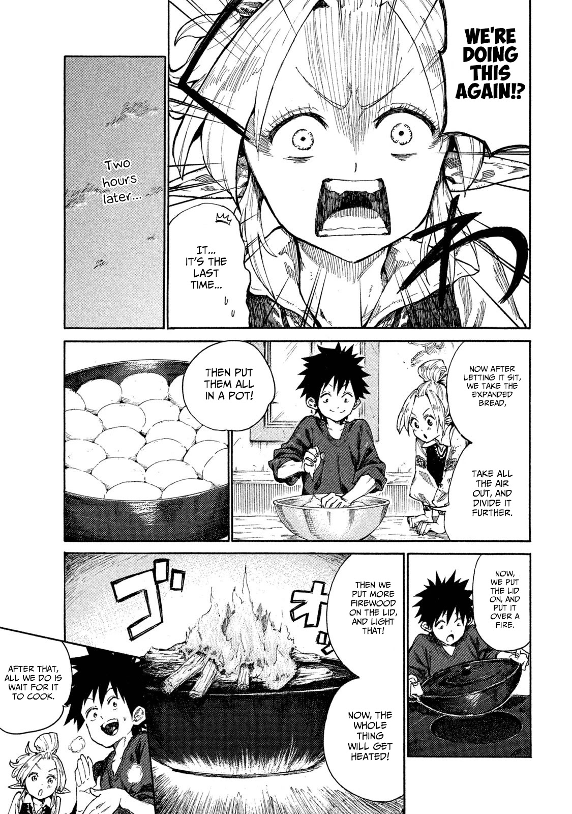 Mazumeshi Elf to Youbokugurashi Chapter 7 page 38 - Chapter 7: The Wanwan tribe and Winter