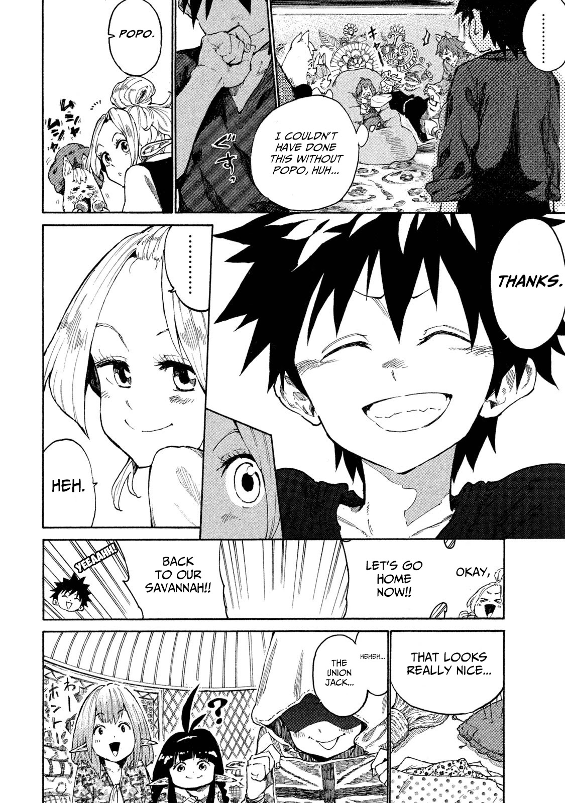 Mazumeshi Elf to Youbokugurashi Chapter 7 page 41 - Chapter 7: The Wanwan tribe and Winter