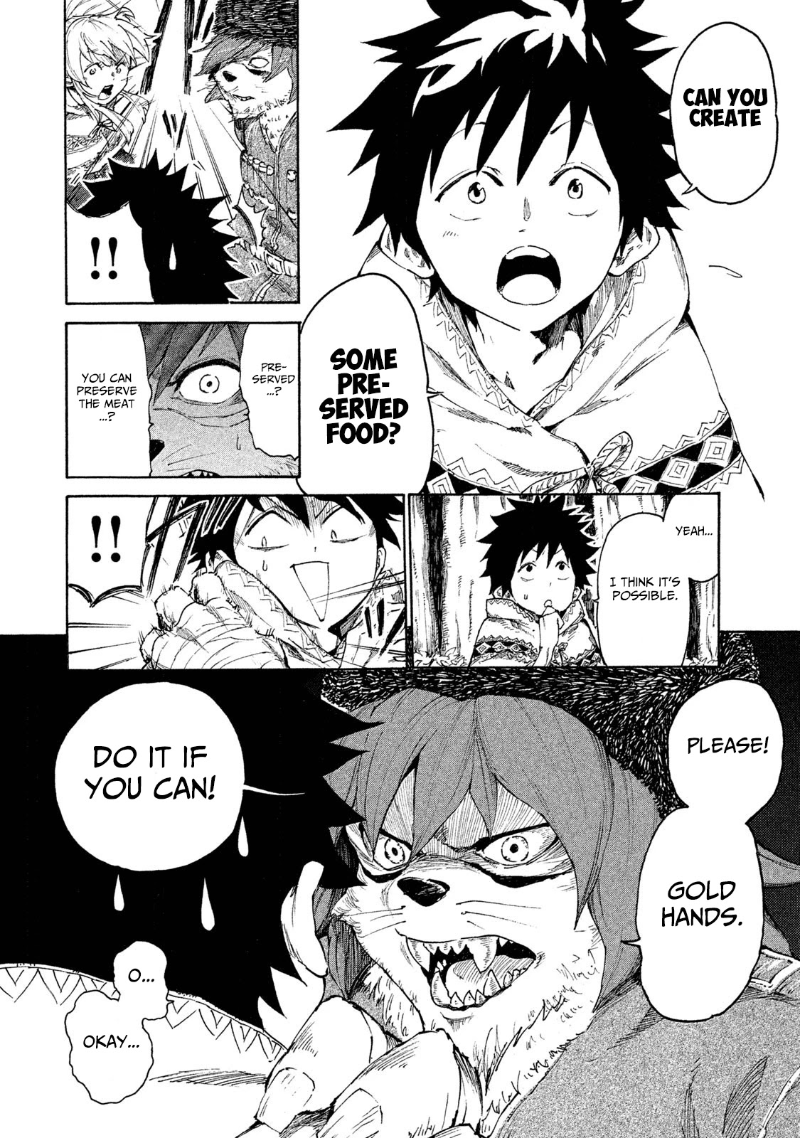 Mazumeshi Elf to Youbokugurashi Chapter 7 page 7 - Chapter 7: The Wanwan tribe and Winter