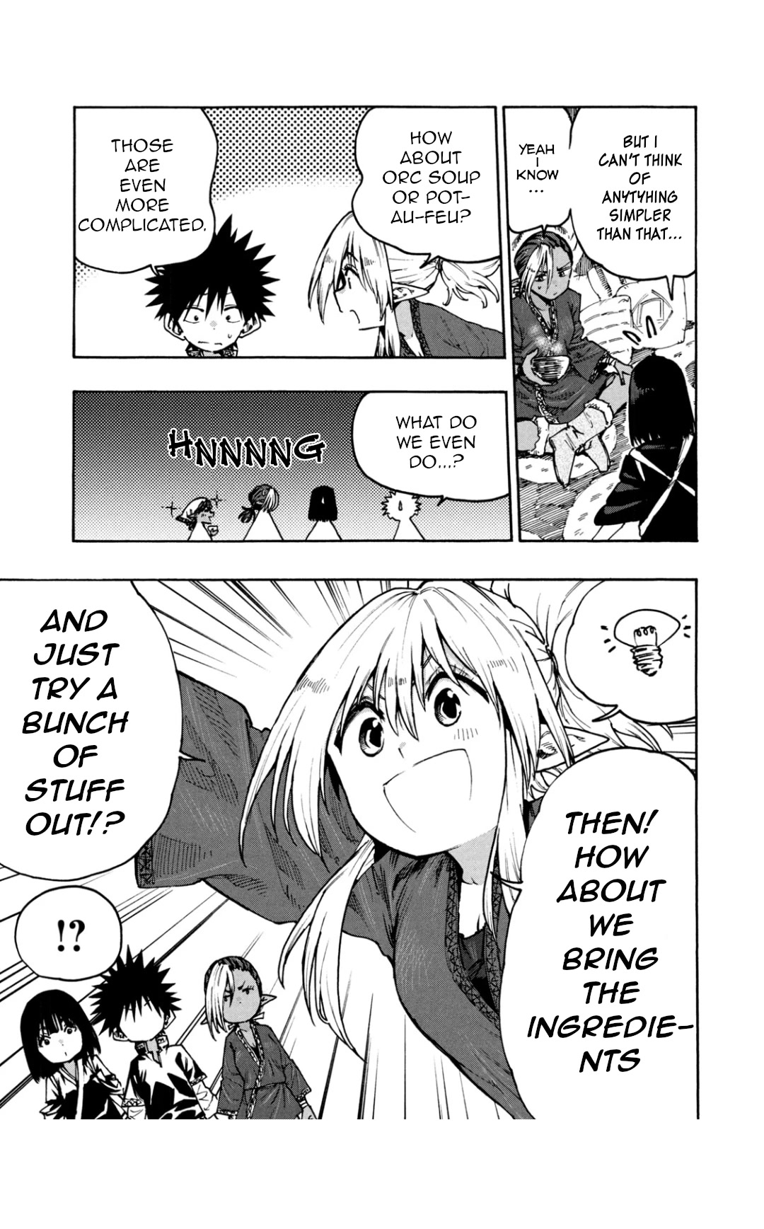 Mazumeshi Elf to Youbokugurashi Chapter 70 page 17 - Chapter 70: Delicious and Portable Food