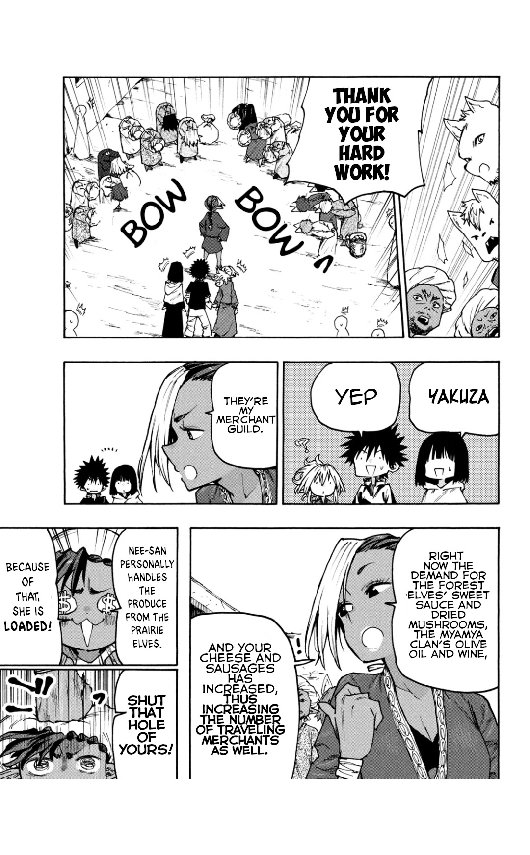 Mazumeshi Elf to Youbokugurashi Chapter 70 page 9 - Chapter 70: Delicious and Portable Food