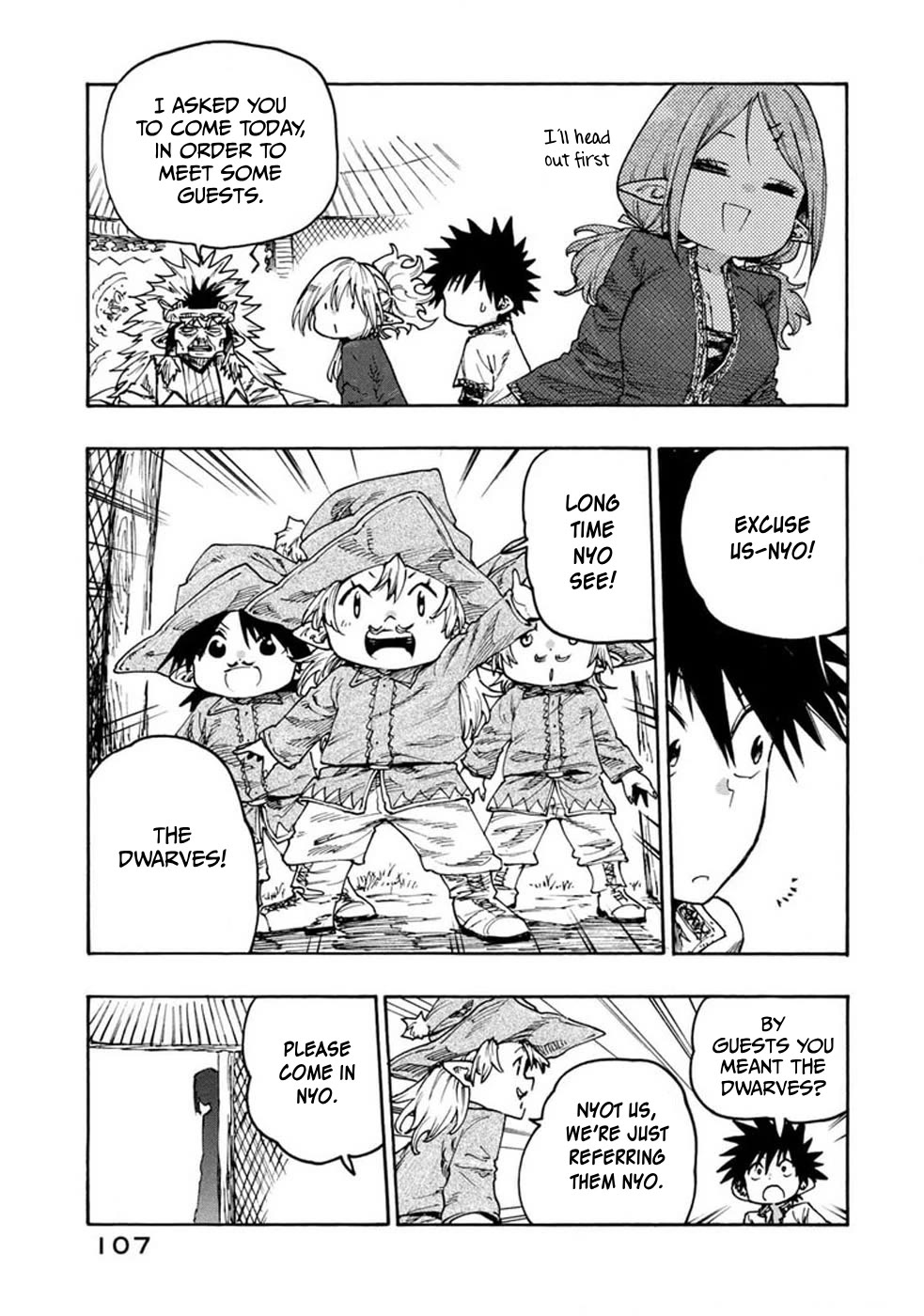 Mazumeshi Elf to Youbokugurashi Chapter 73 page 11 - Chapter 73: The Rebels