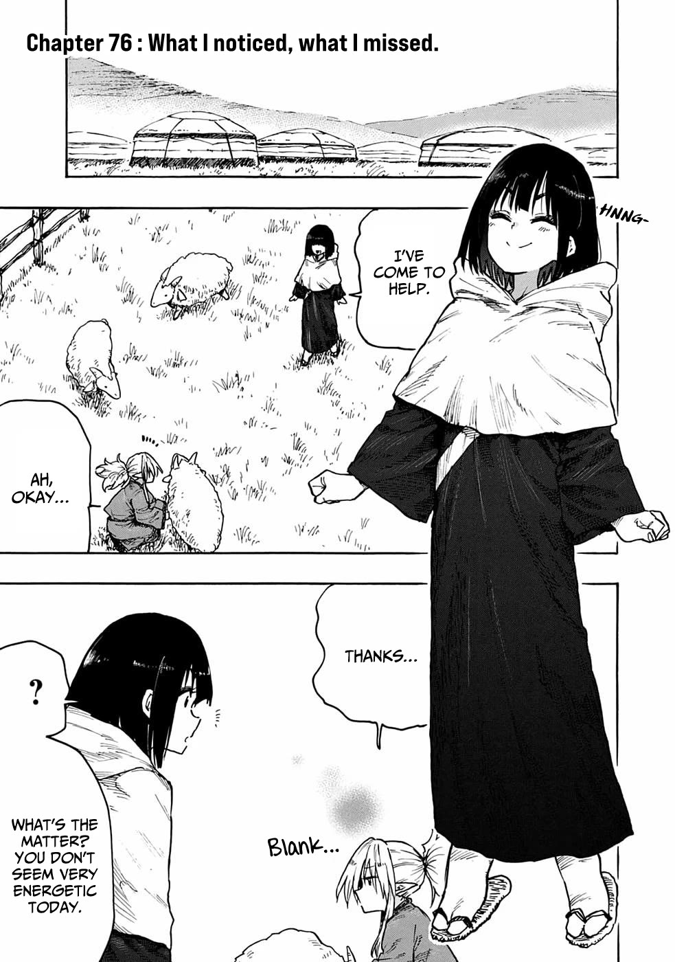 Mazumeshi Elf to Youbokugurashi Chapter 76 page 7 - Chapter 76: What I noticed, what I missed