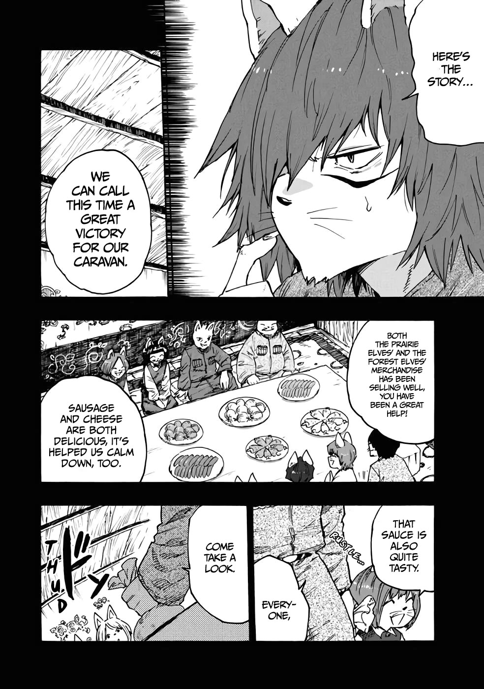Mazumeshi Elf to Youbokugurashi Chapter 77 page 13 - Chapter 77: Grilled Fish!