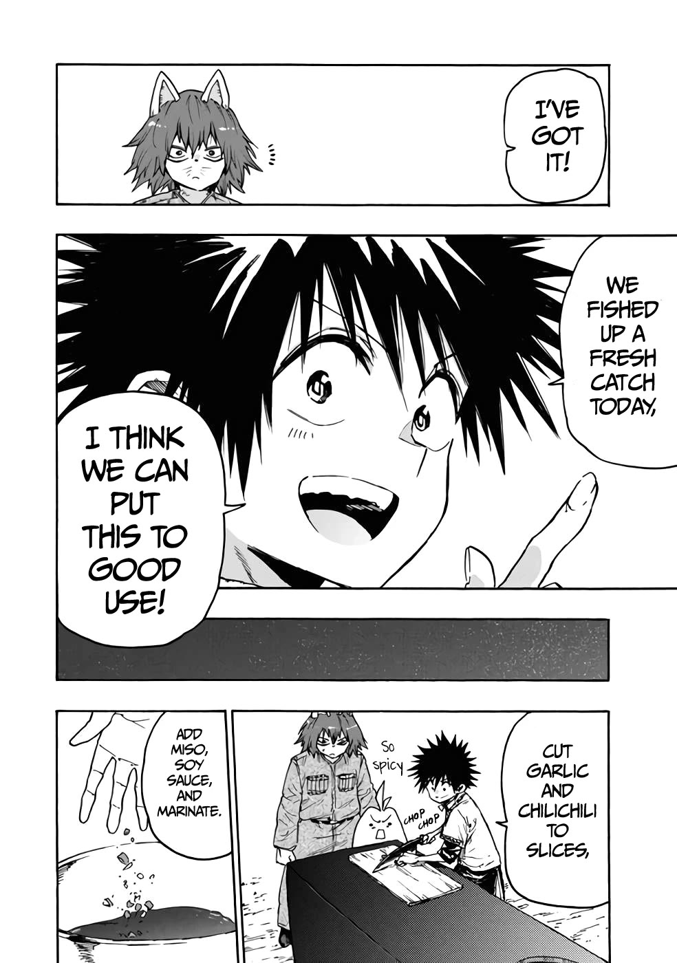 Mazumeshi Elf to Youbokugurashi Chapter 77 page 17 - Chapter 77: Grilled Fish!