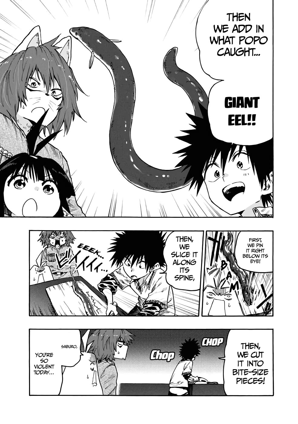 Mazumeshi Elf to Youbokugurashi Chapter 77 page 18 - Chapter 77: Grilled Fish!
