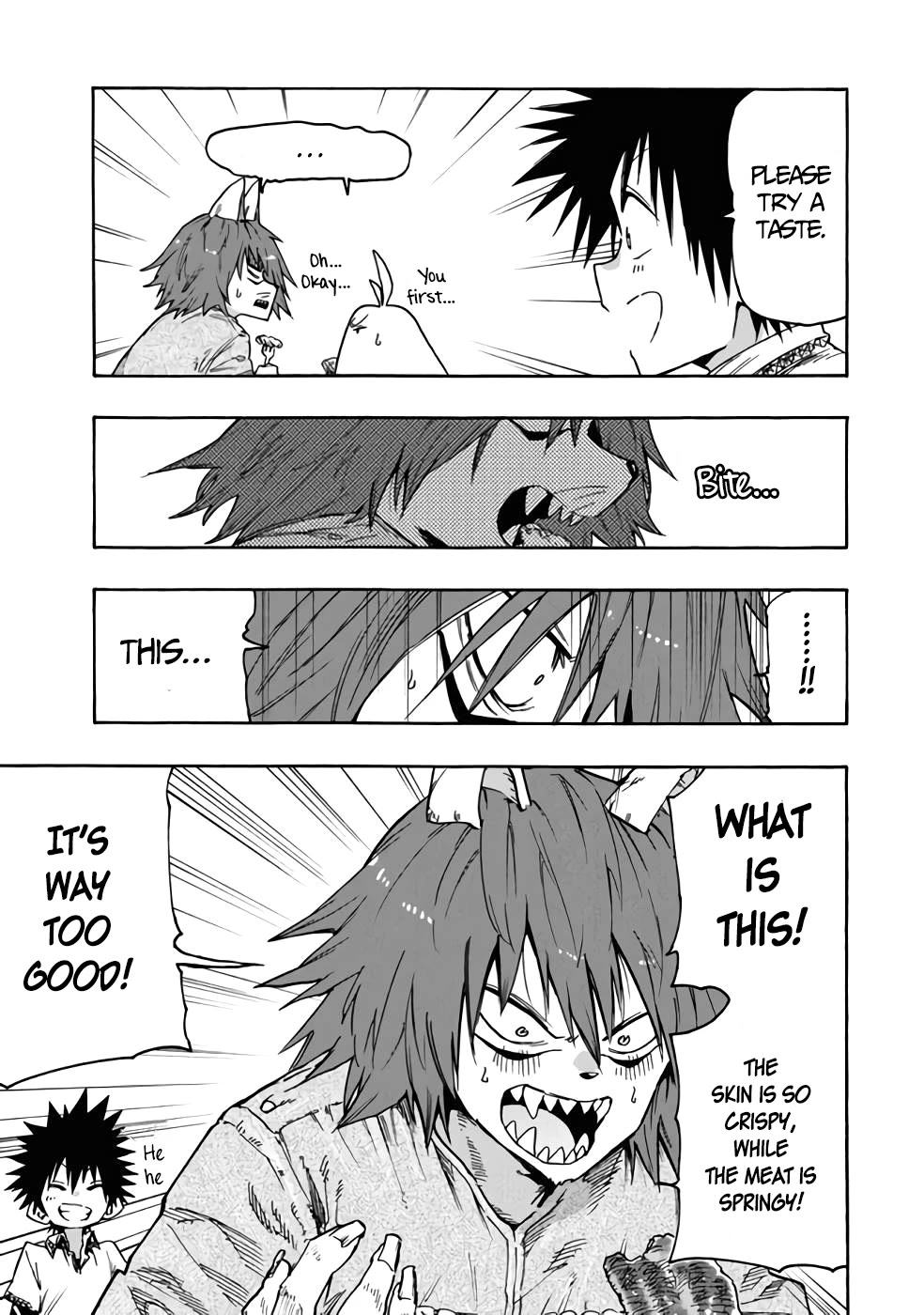 Mazumeshi Elf to Youbokugurashi Chapter 77 page 20 - Chapter 77: Grilled Fish!