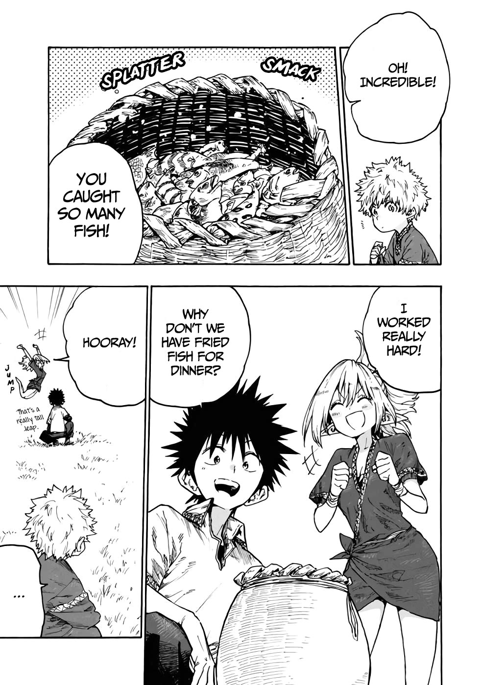 Mazumeshi Elf to Youbokugurashi Chapter 77 page 6 - Chapter 77: Grilled Fish!