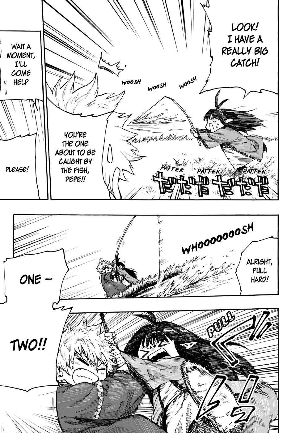 Mazumeshi Elf to Youbokugurashi Chapter 77 page 8 - Chapter 77: Grilled Fish!