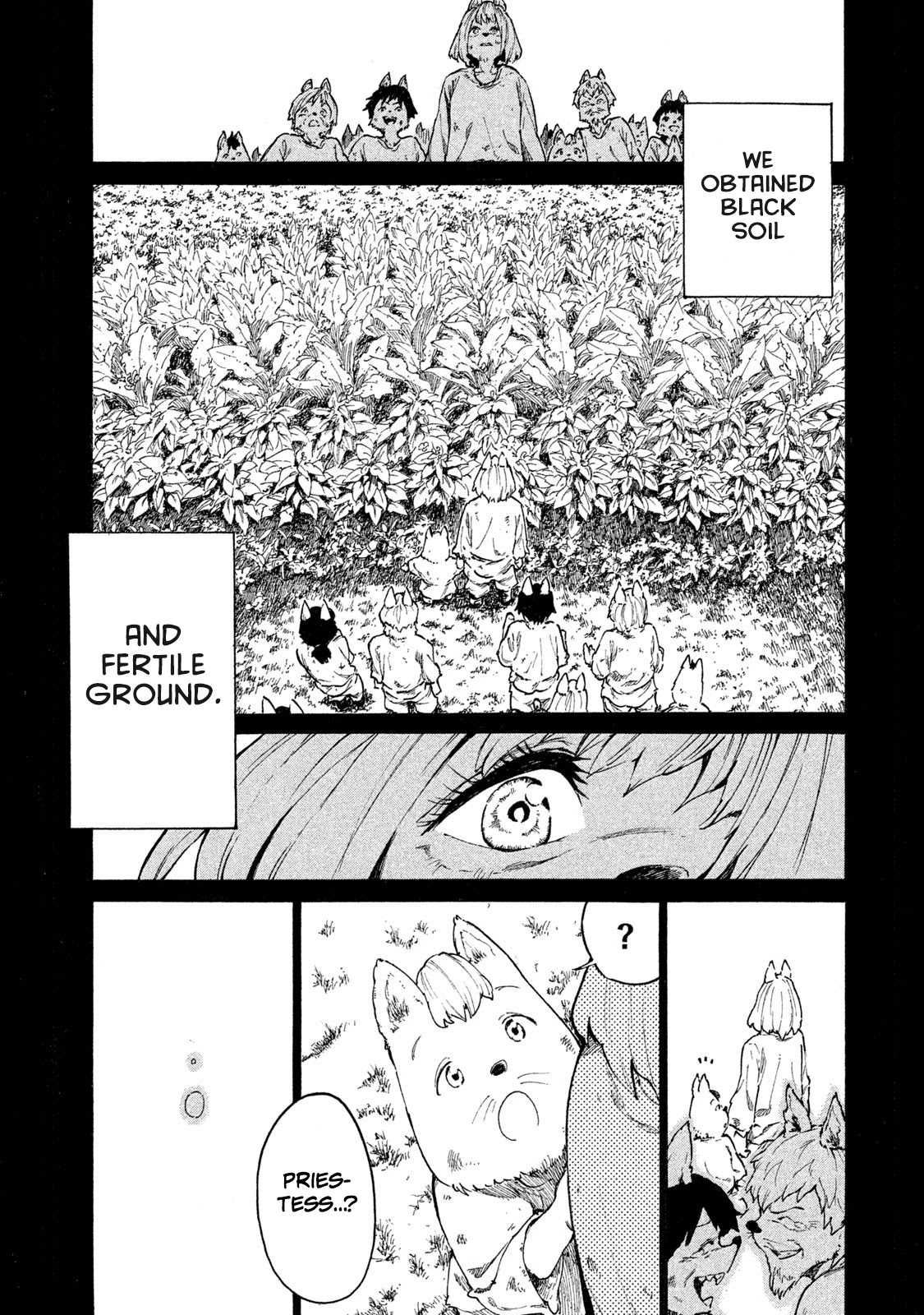 Mazumeshi Elf to Youbokugurashi Chapter 8 page 12 - Chapter 8: The Holy Priestess and the World