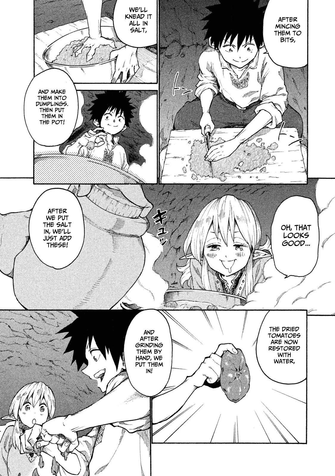 Mazumeshi Elf to Youbokugurashi Chapter 9 page 11 - Chapter 9: Time for snow and being together