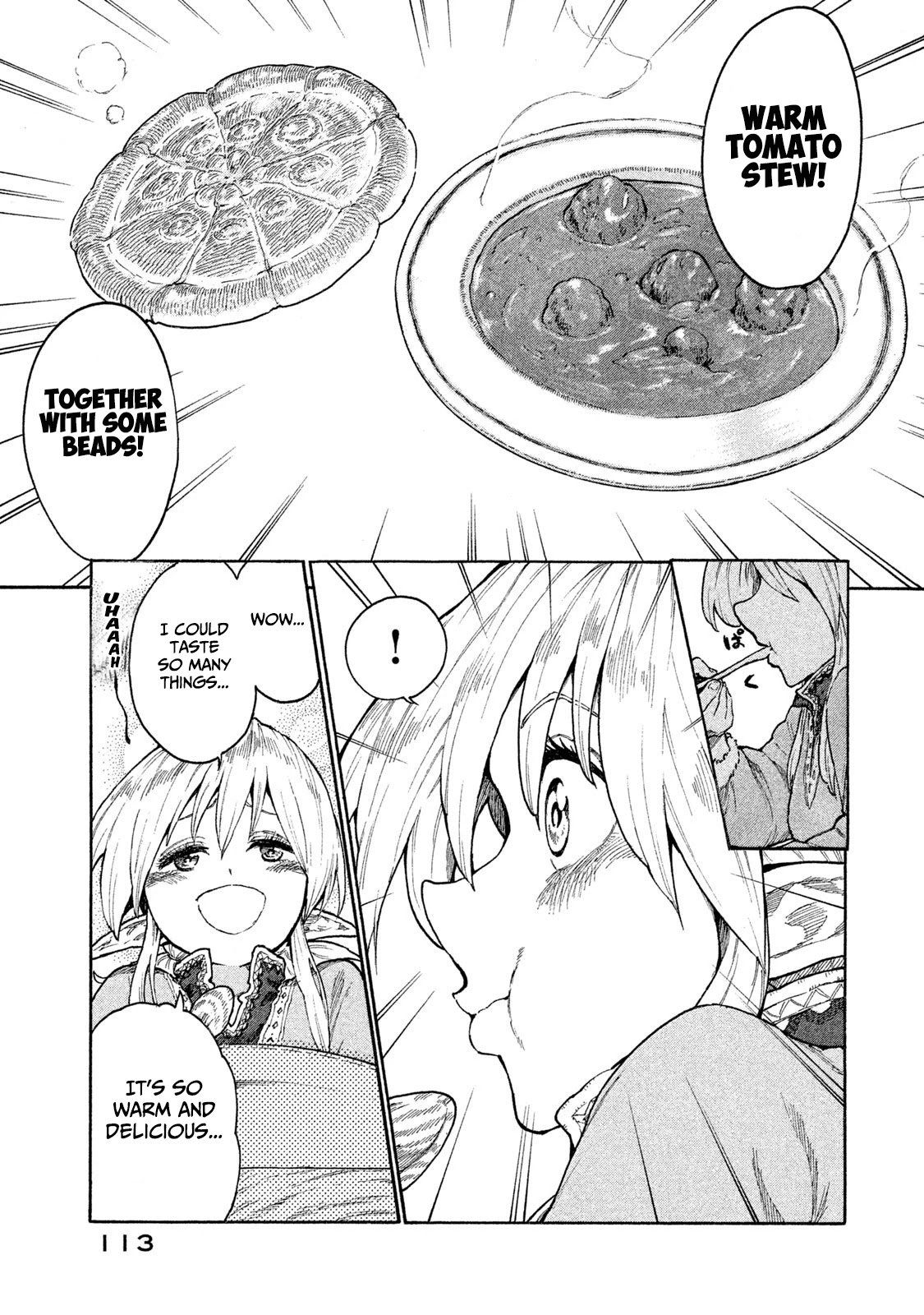 Mazumeshi Elf to Youbokugurashi Chapter 9 page 13 - Chapter 9: Time for snow and being together