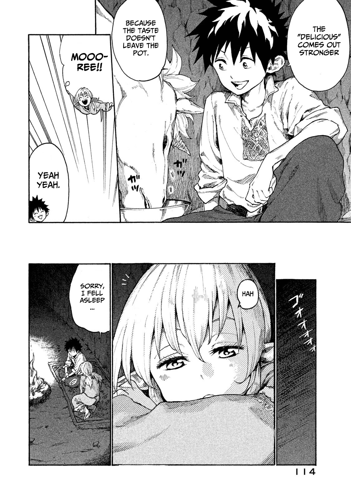 Mazumeshi Elf to Youbokugurashi Chapter 9 page 14 - Chapter 9: Time for snow and being together