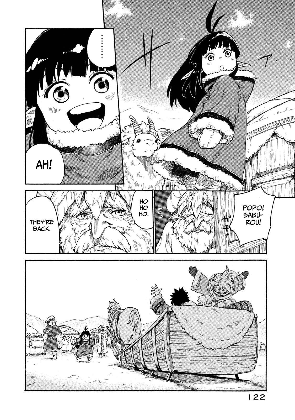 Mazumeshi Elf to Youbokugurashi Chapter 9 page 22 - Chapter 9: Time for snow and being together