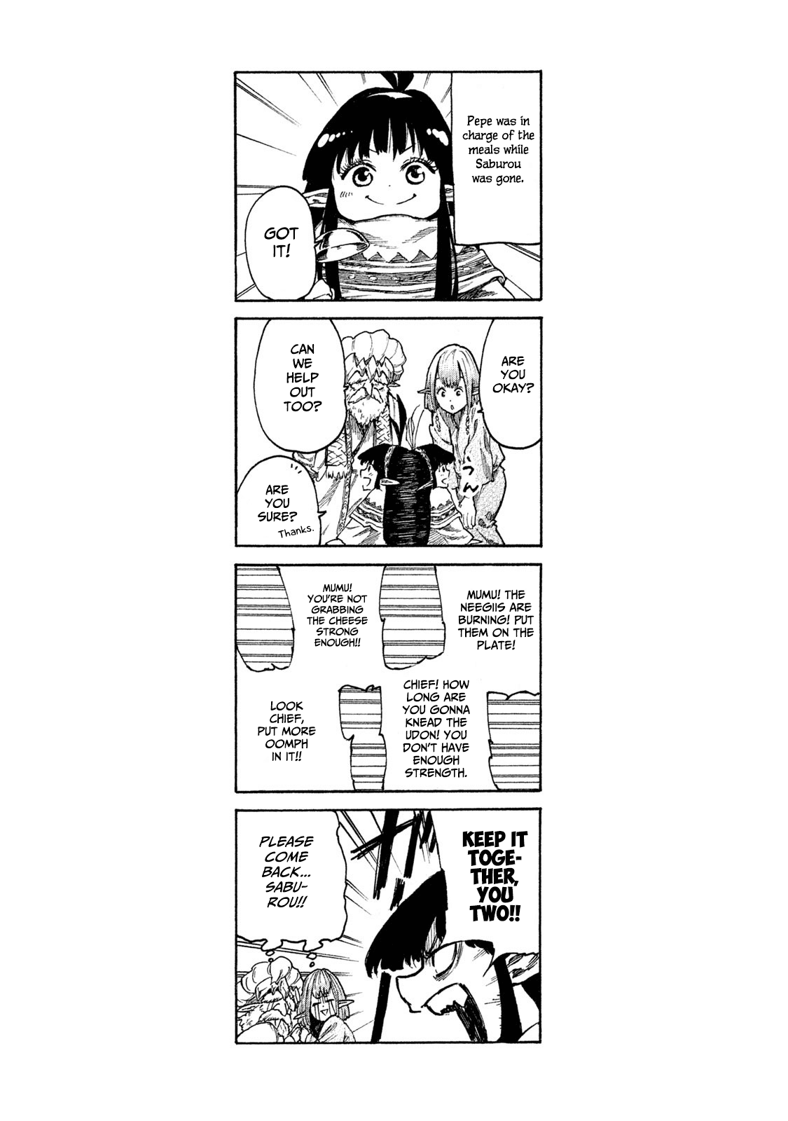 Mazumeshi Elf to Youbokugurashi Chapter 9 page 26 - Chapter 9: Time for snow and being together