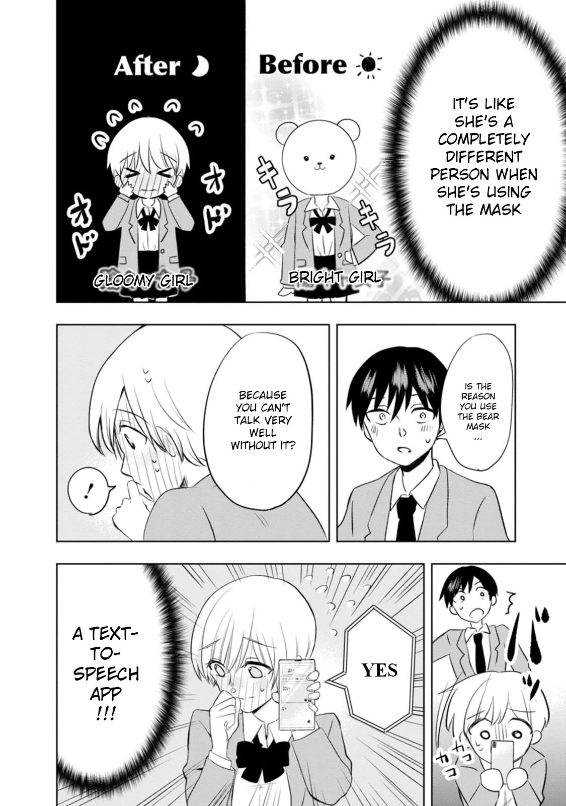 Me and Kumakura-san Chapter 1 page 38 - Chapter 1: The colorless, transparent me