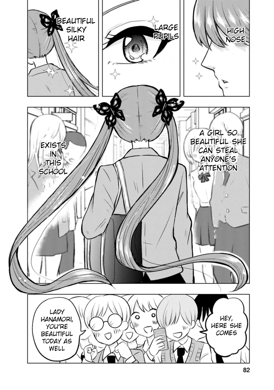 Me and Kumakura-san Chapter 3 page 2 - Chapter 3: The school's idol