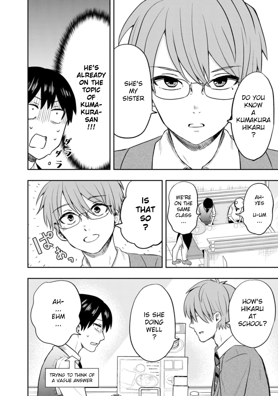 Me and Kumakura-san Chapter 6 page 10 - Chapter 6: I told a lie