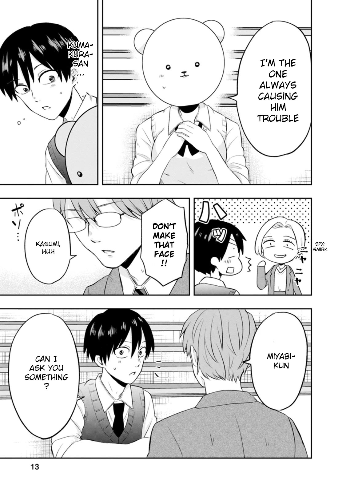 Me and Kumakura-san Chapter 6 page 13 - Chapter 6: I told a lie