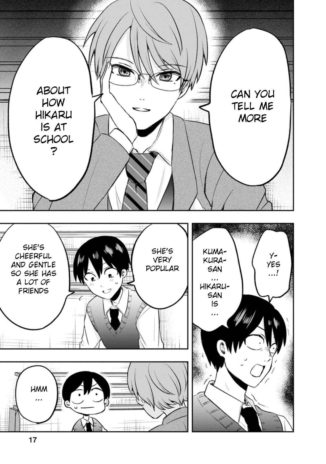 Me and Kumakura-san Chapter 6 page 17 - Chapter 6: I told a lie