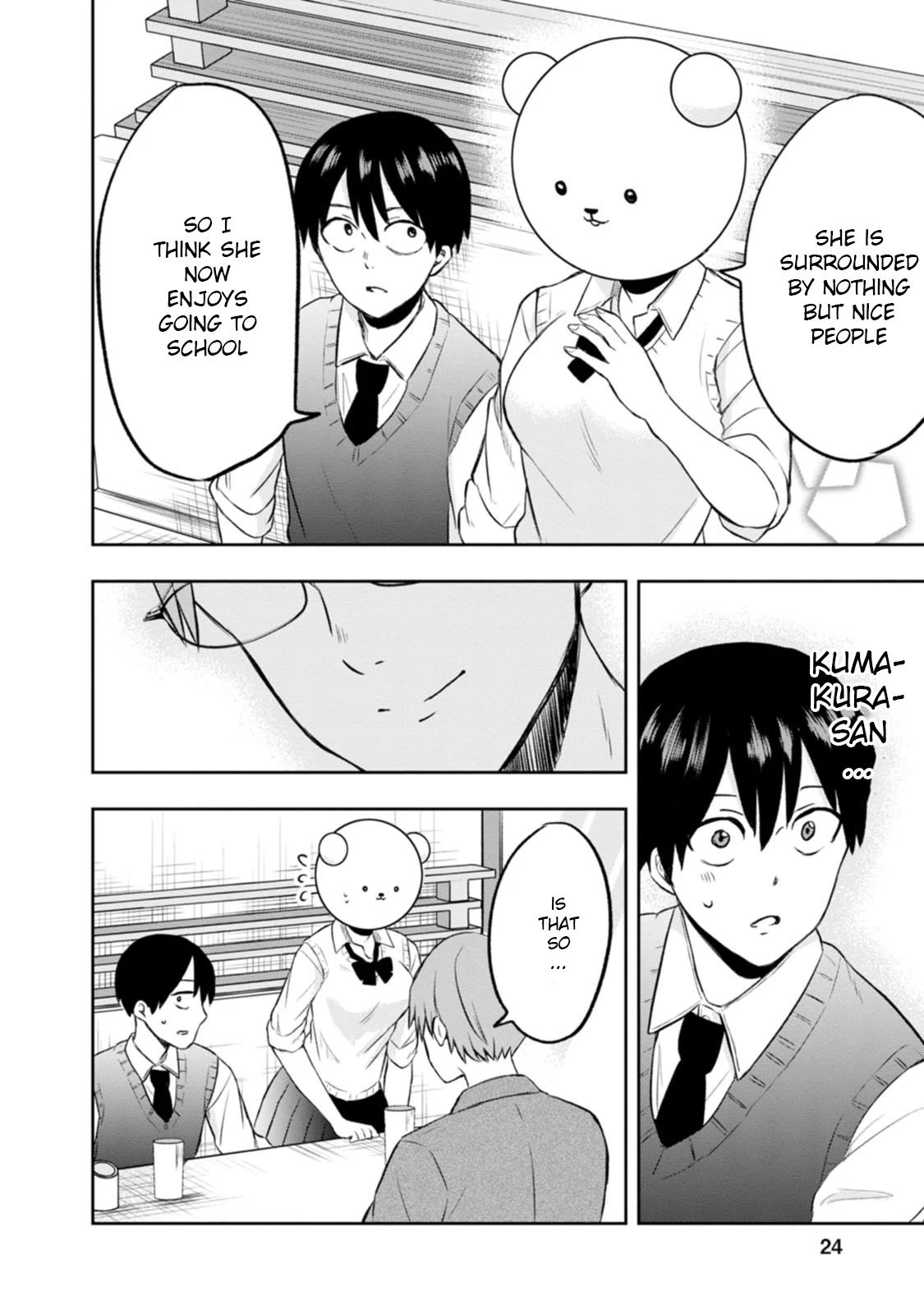 Me and Kumakura-san Chapter 6 page 24 - Chapter 6: I told a lie