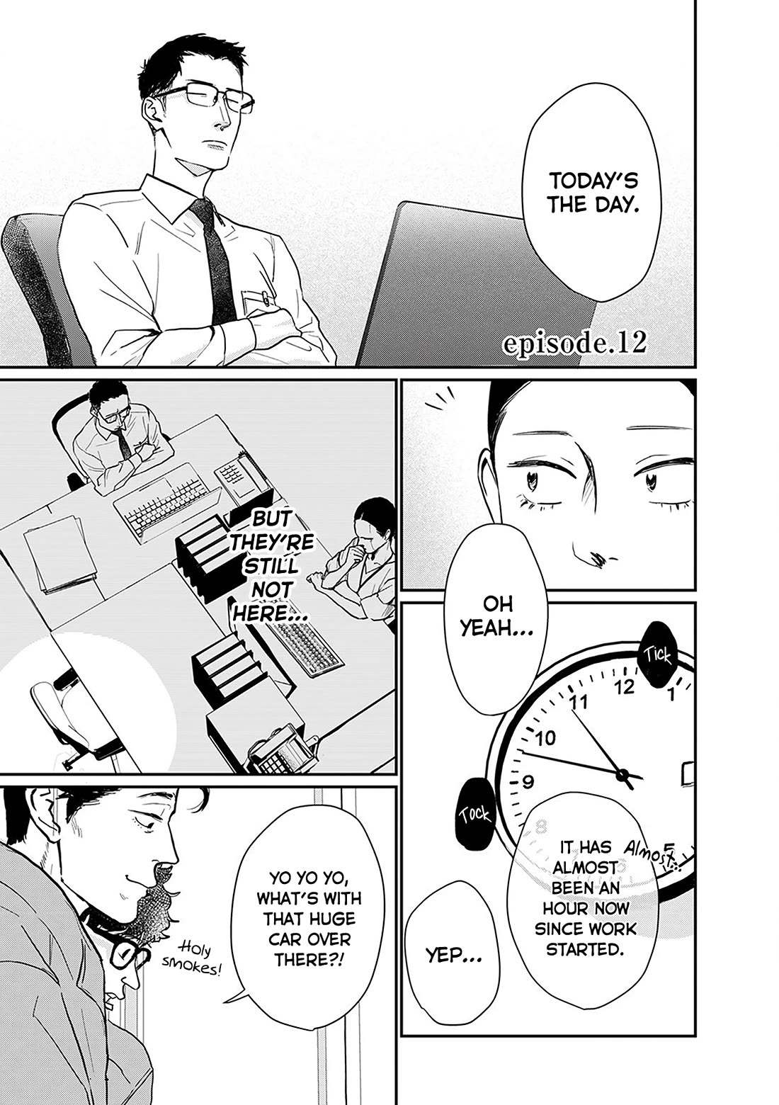 Me no Doku Sugiru Shokuba no Futari Chapter 12 page 1 - Chapter 12