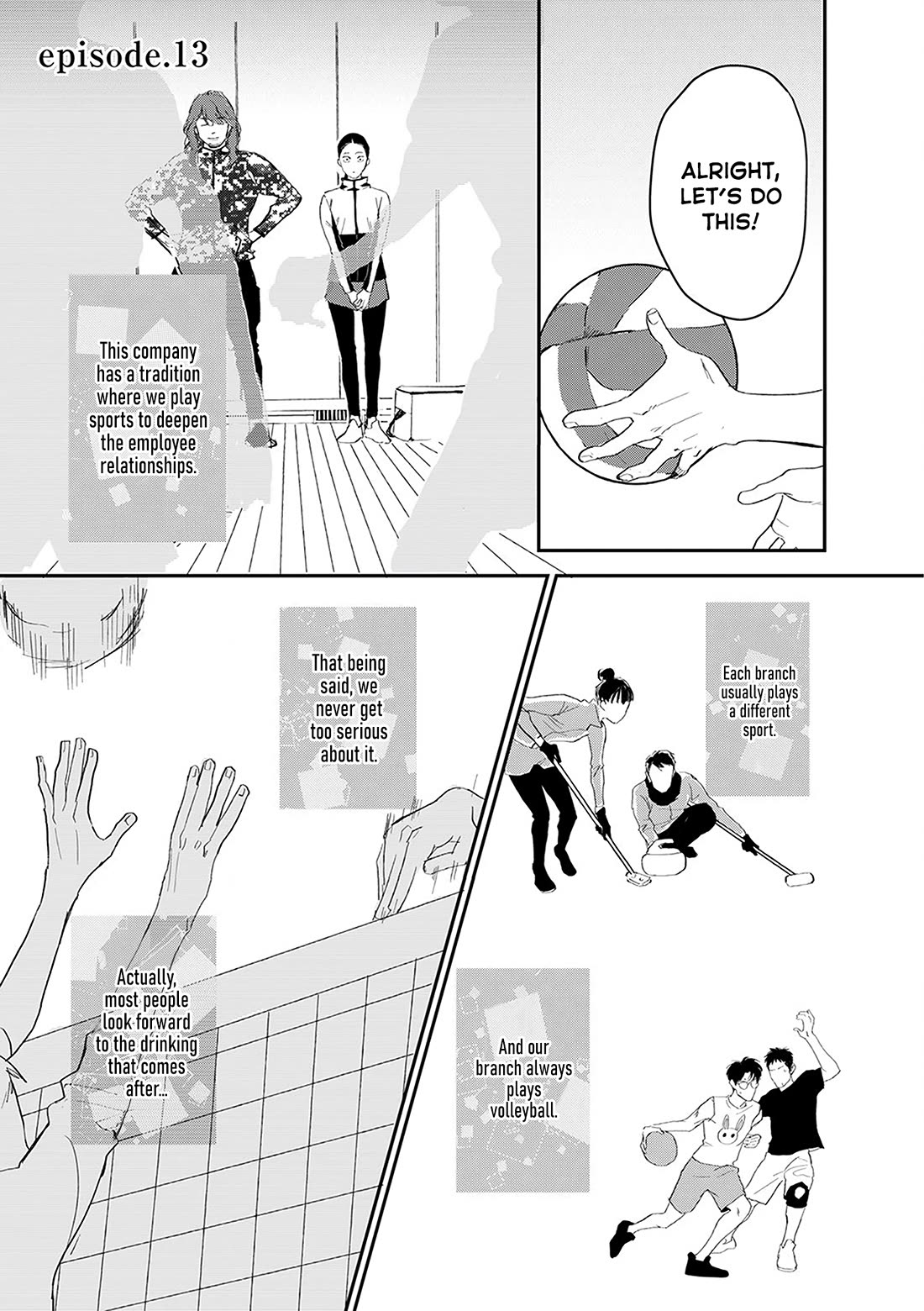 Me no Doku Sugiru Shokuba no Futari Chapter 13 page 1 - Chapter 13