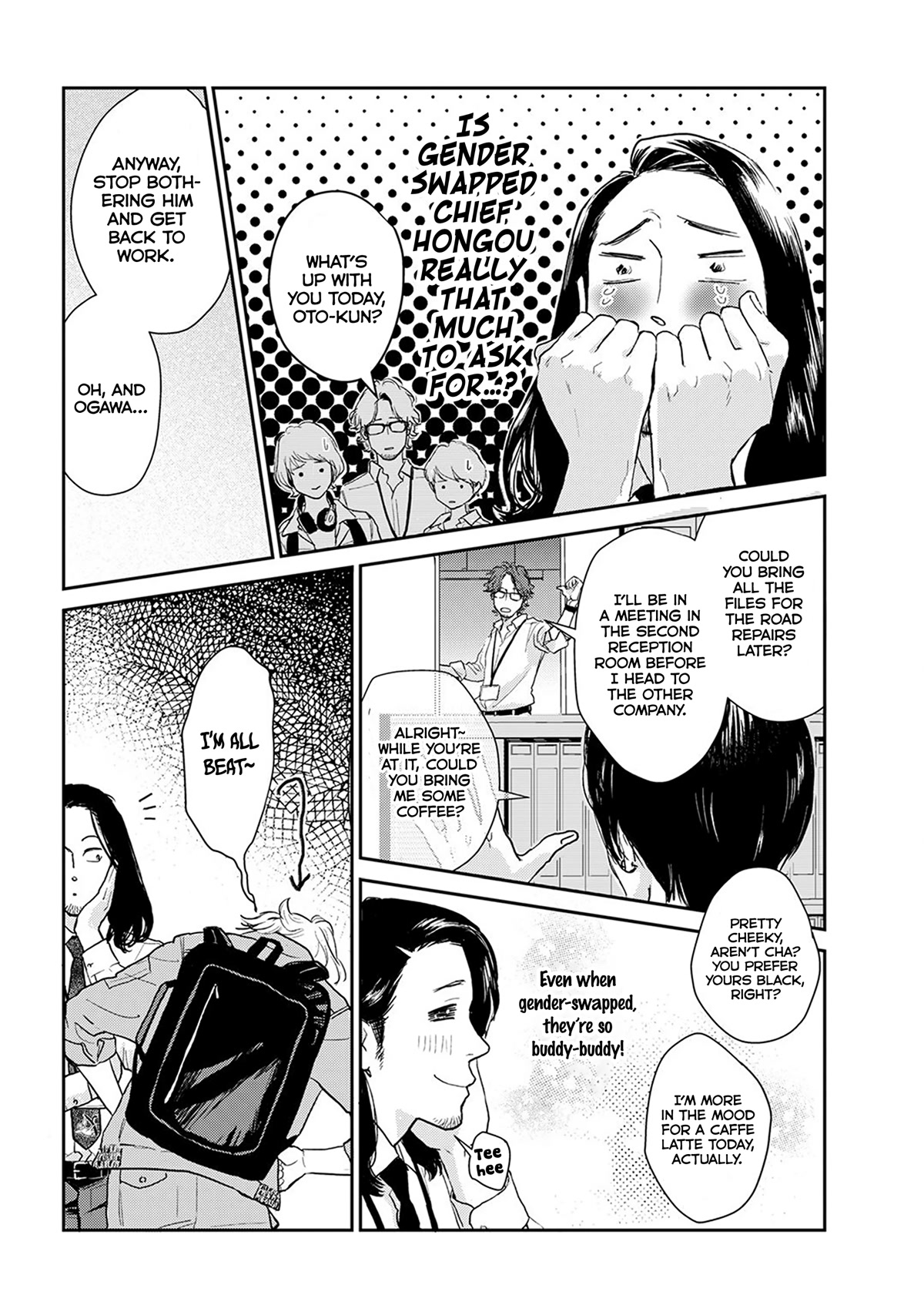 Me no Doku Sugiru Shokuba no Futari Chapter 9.1 page 8 - Chapter 9.1: Another Side of the Two Office Workers That Are Too Poisonous for One's Eyes