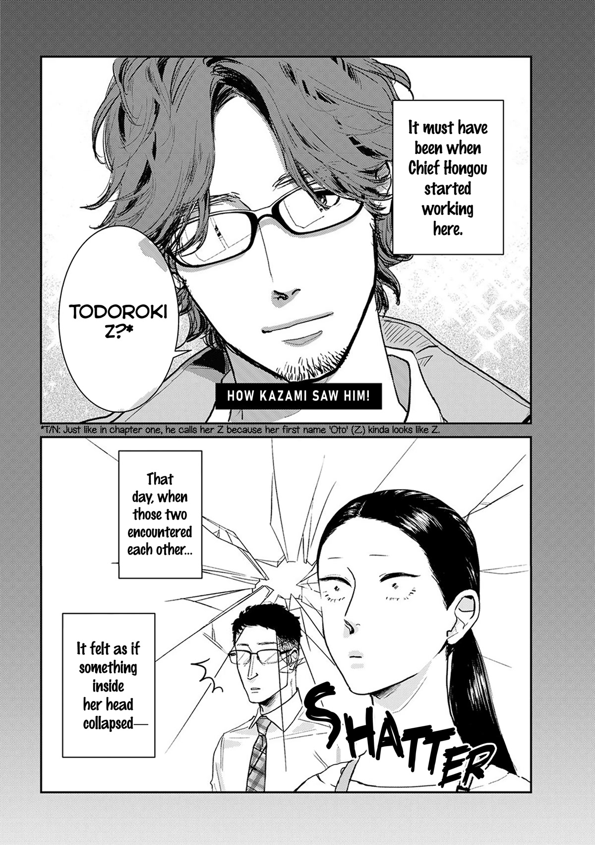 Me no Doku Sugiru Shokuba no Futari Chapter 9.2 page 6 - Chapter 9.2: Kazami's Guilty Pleasure