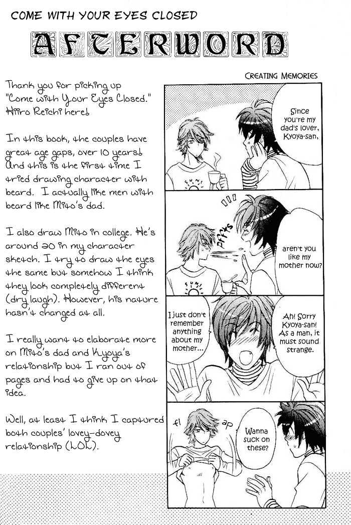 Me wo Tojite Oide yo Chapter 6 page 49 - Chapter 6 : Come With Your Eyes Closed ~ Travel 6 & Extra ~ Adult Like [End]