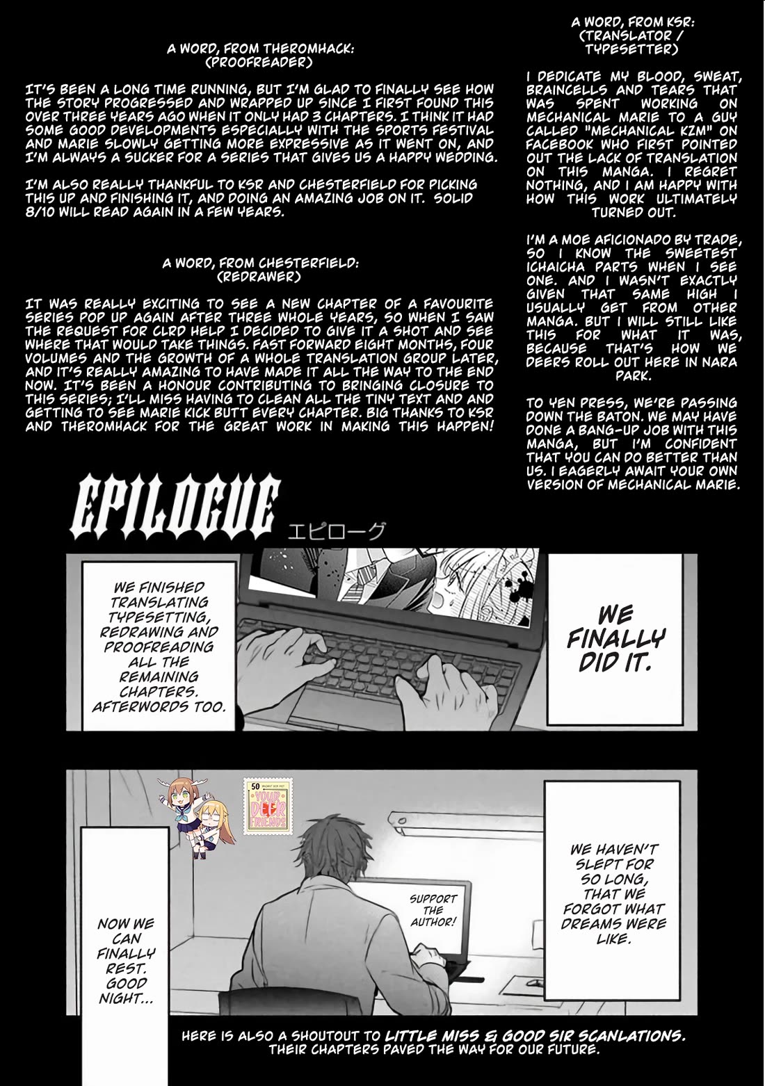 Mechanical Marie Chapter 28.5 page 20 - Chapter 28.5: Bonus Chapter [END]