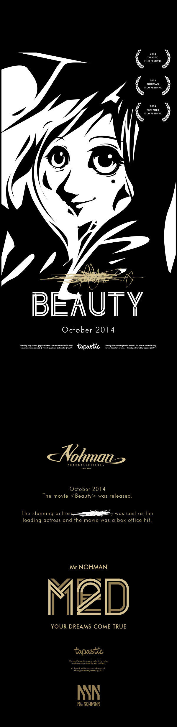 MED Chapter 49 page 1 - Chapter 49: 'Beauty' Movie poster