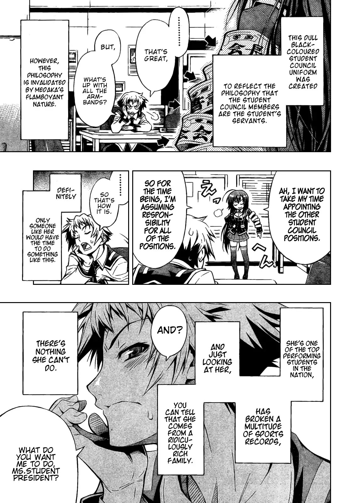 Medaka Box Chapter 0 page 10 - Chapter 0 : Oneshot#Medaka Box