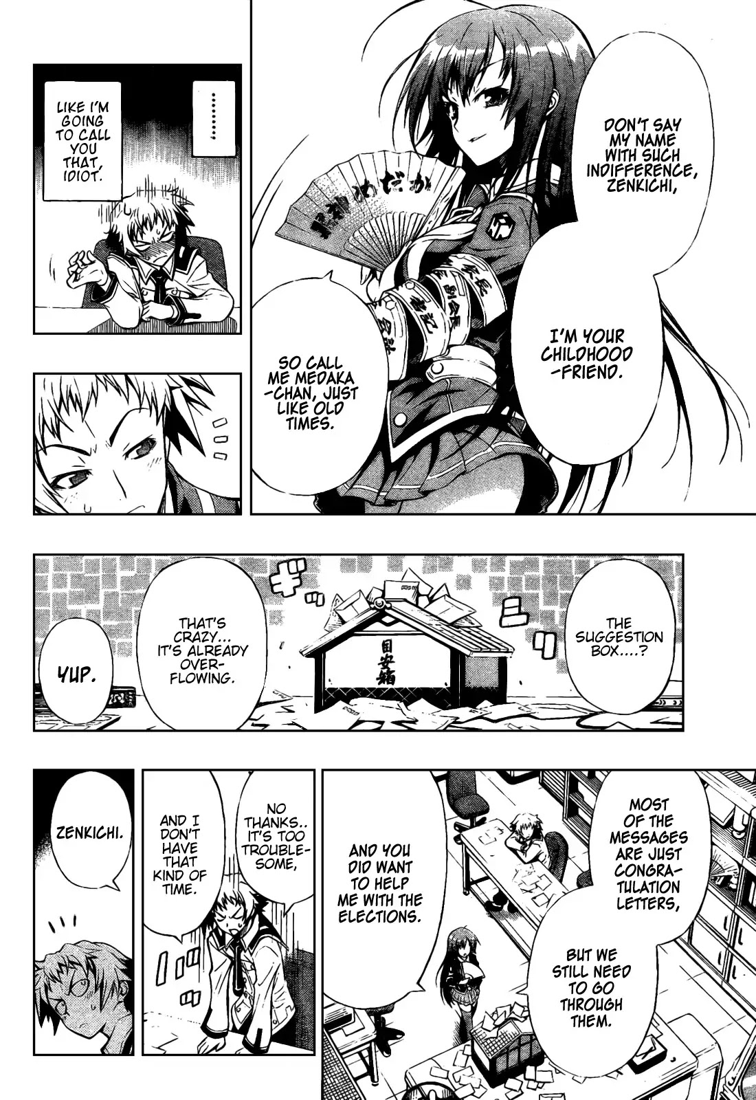 Medaka Box Chapter 0 page 11 - Chapter 0 : Oneshot#Medaka Box