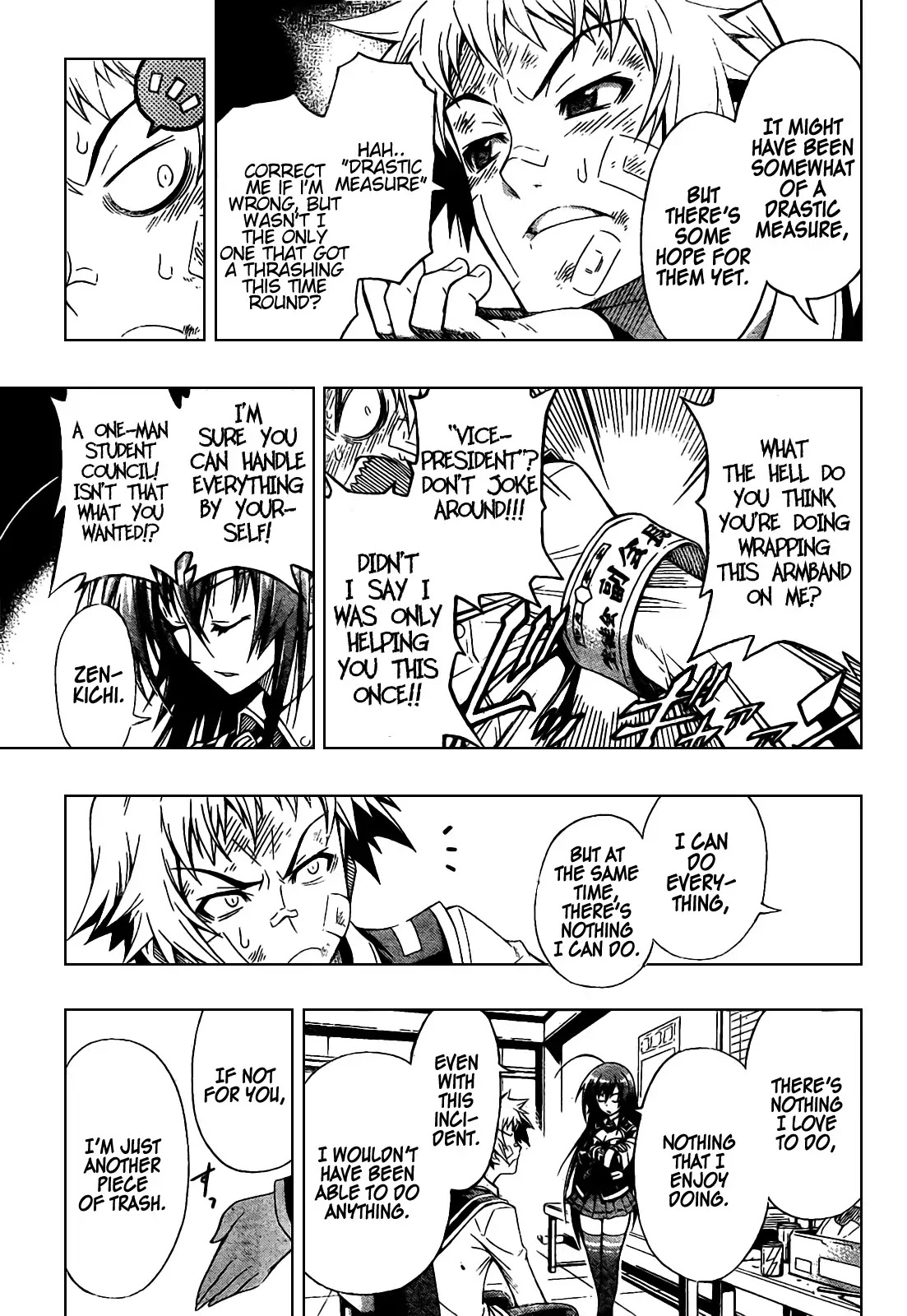 Medaka Box Chapter 0 page 46 - Chapter 0 : Oneshot#Medaka Box