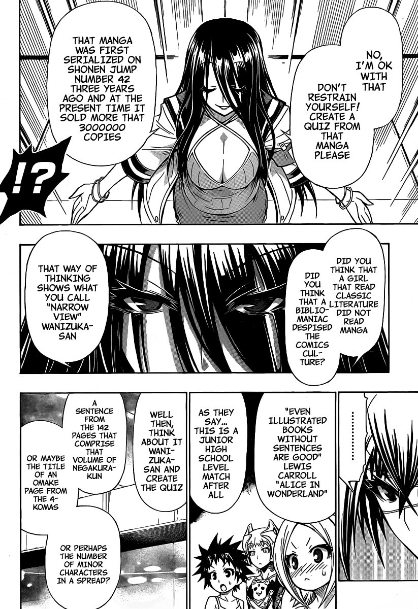 Medaka Box Chapter 100 page 17 - Chapter 100 : The 100th Suggestion - Create a Themed Quiz, Please
