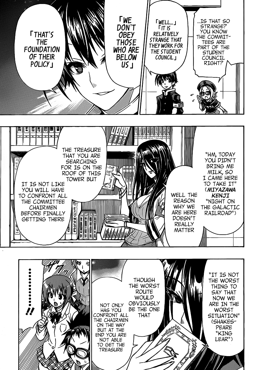 Medaka Box Chapter 100 page 4 - Chapter 100 : The 100th Suggestion - Create a Themed Quiz, Please