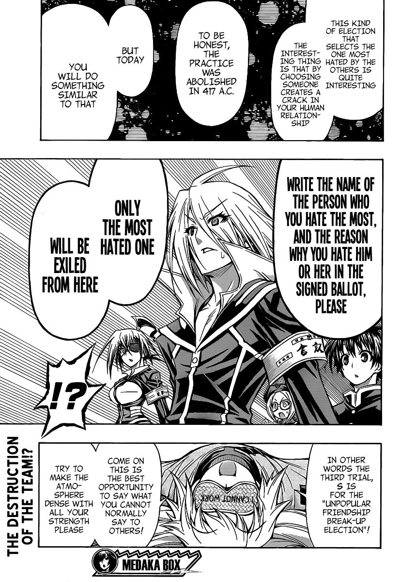 Medaka Box Chapter 101 page 20 - Chapter 101 : The 101st Suggestion - Good Luck Then