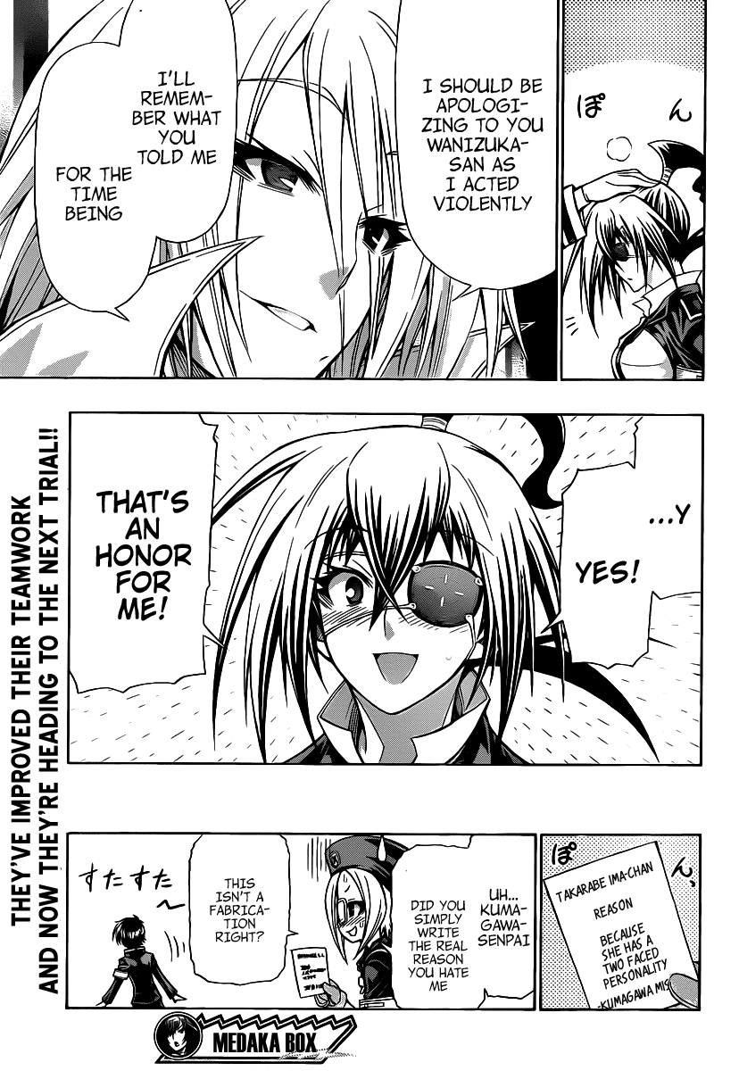 Medaka Box Chapter 102 page 20 - Chapter 102 : The 102nd Suggestion - Do Not Desire Anything