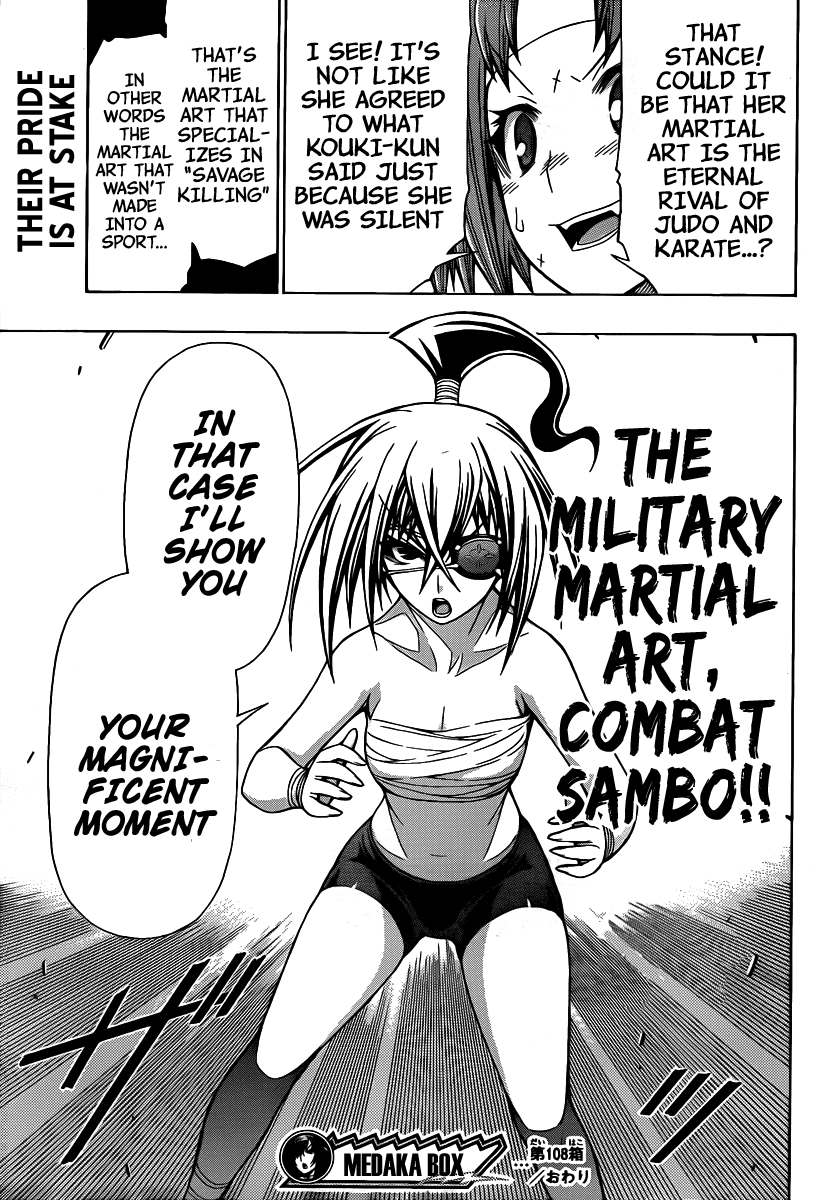 Medaka Box Chapter 108 page 20 - Chapter 108 : The 108th Suggestion - There's Nothing More Magnificent Than That