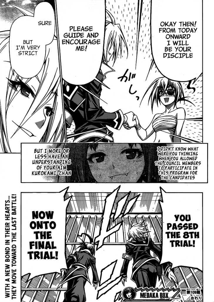 Medaka Box Chapter 109 page 20 - Chapter 109 : I Think You Should Be Thankful to Those People Too
