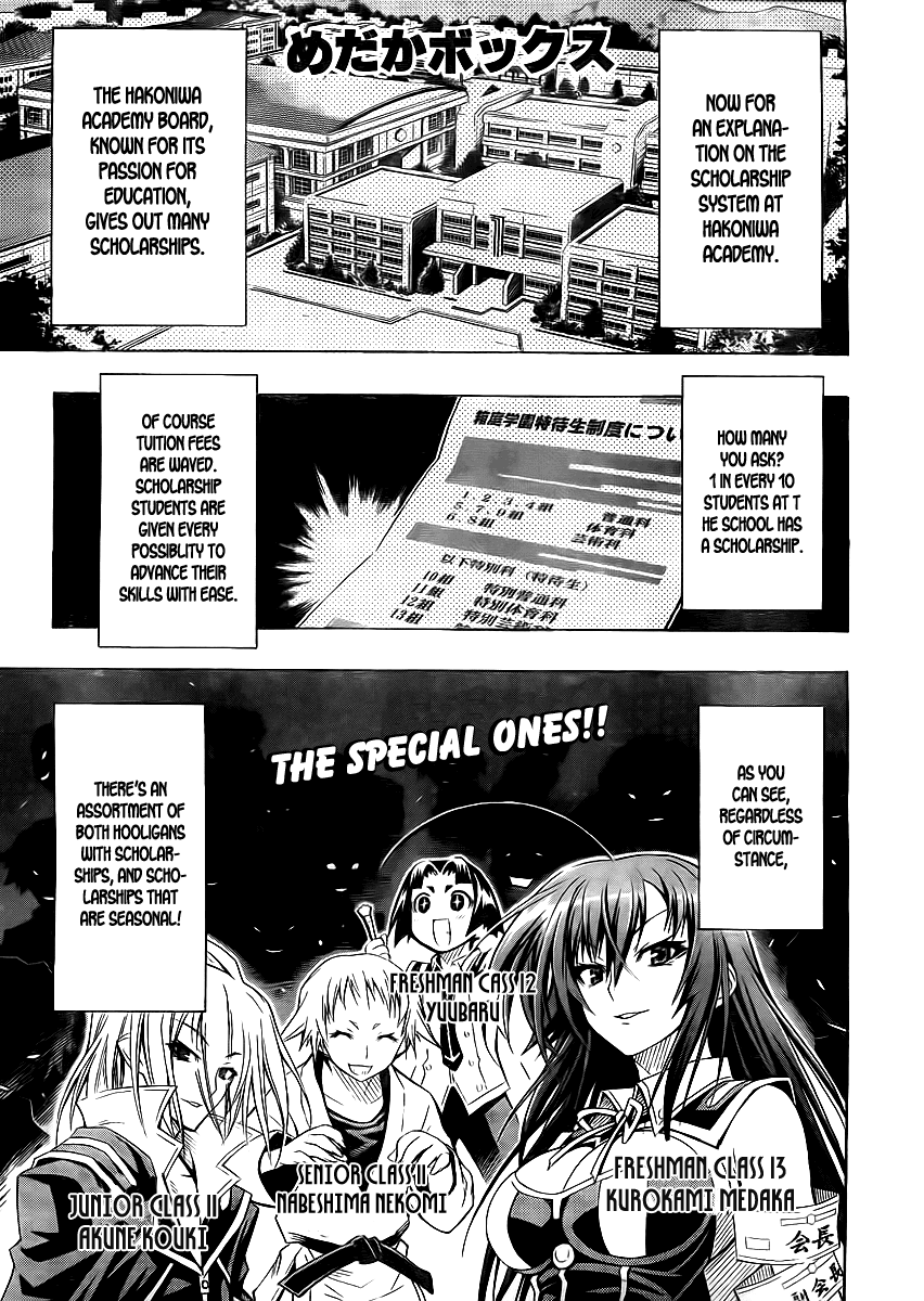 Medaka Box Chapter 11 page 1 - Chapter 11 : The 11th Suggestion - I Never Expected You to Understand