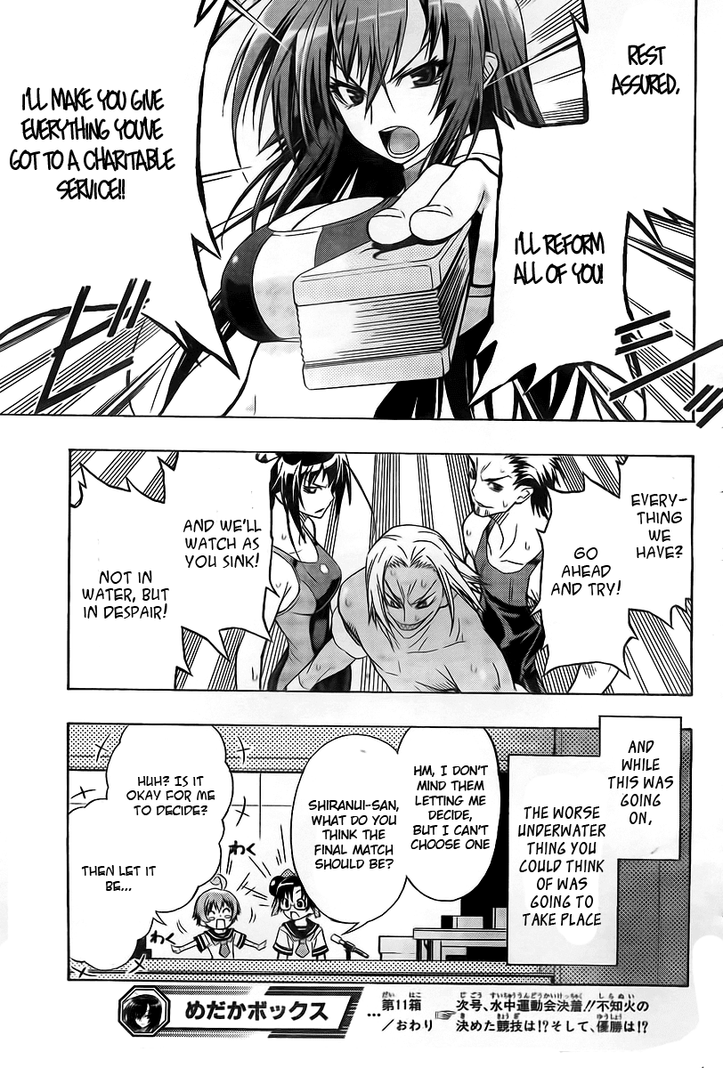 Medaka Box Chapter 11 page 18 - Chapter 11 : The 11th Suggestion - I Never Expected You to Understand