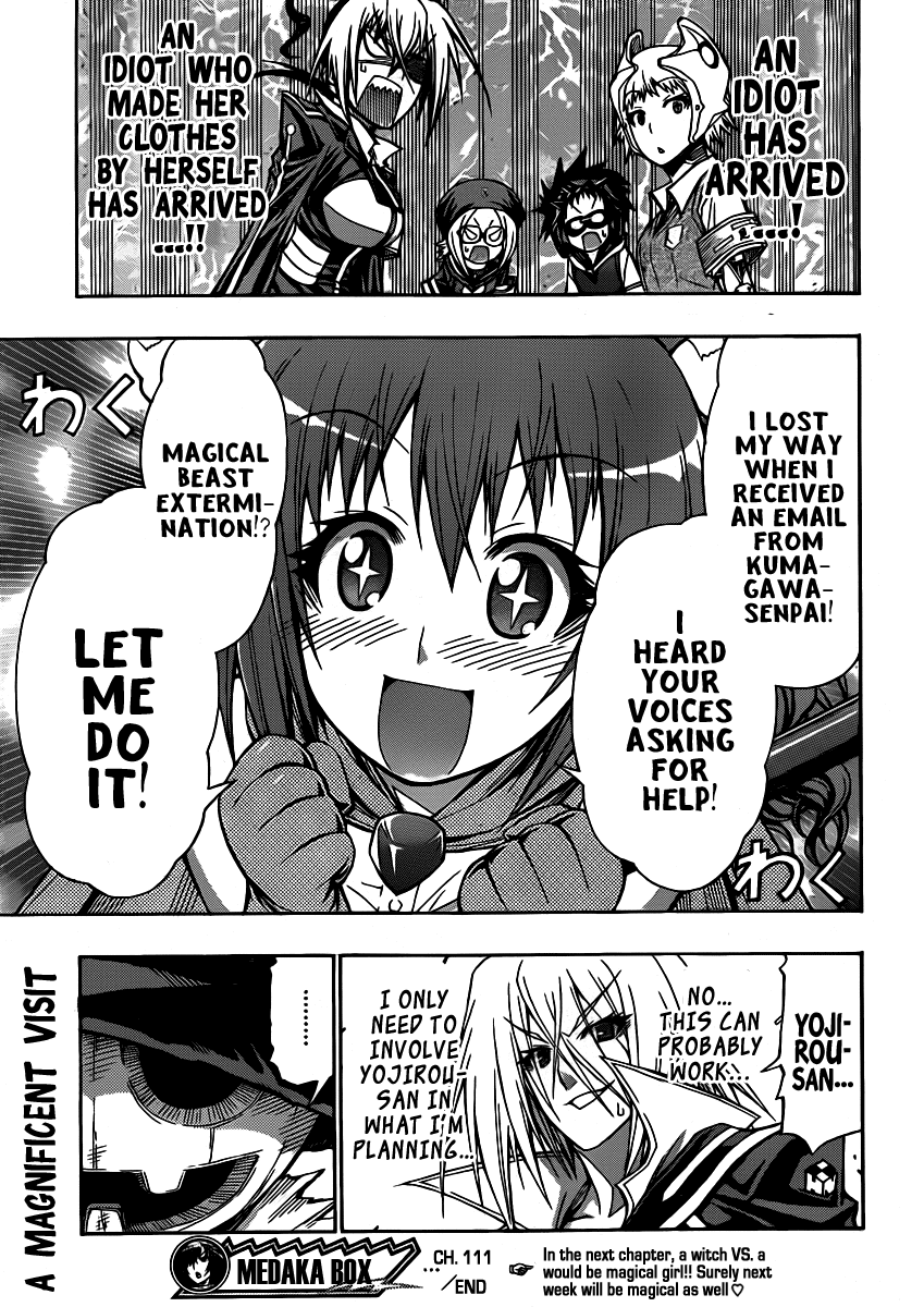Medaka Box Chapter 111 page 19 - Chapter 111 : The 111st Suggestion - Playing Around Is the Right Idea