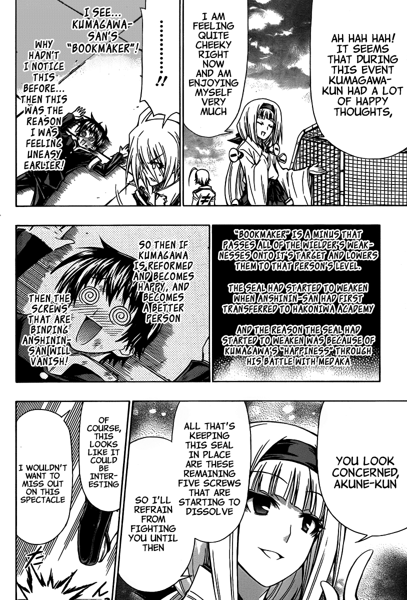 Medaka Box Chapter 113 page 13 - Chapter 113 : The 113rd Suggestion - Meda Trial + Omake