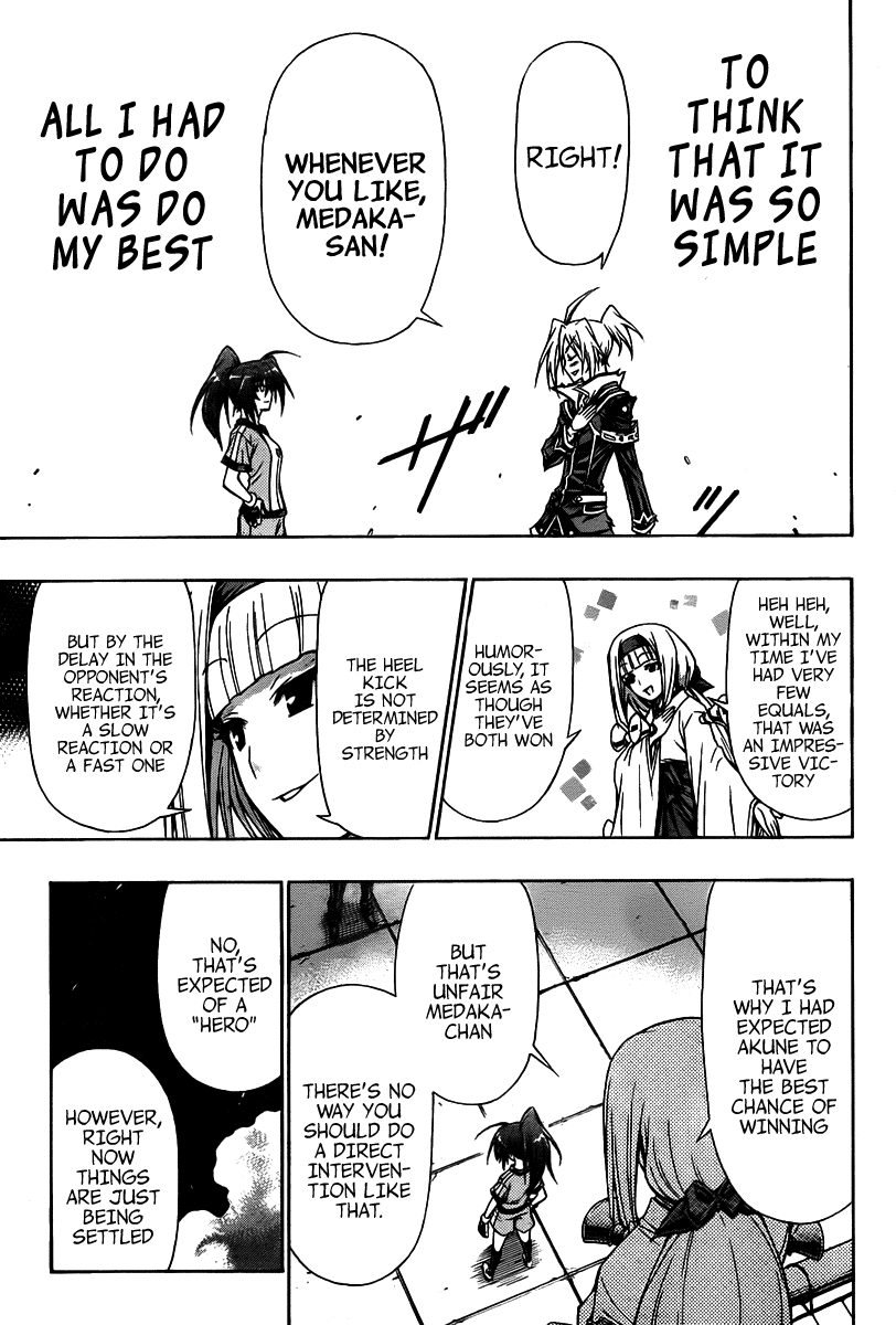 Medaka Box Chapter 113 page 23 - Chapter 113 : The 113rd Suggestion - Meda Trial + Omake