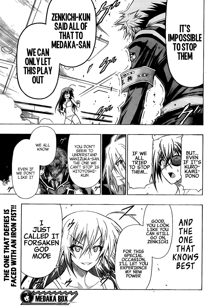 Medaka Box Chapter 117 page 21 - Chapter 117 : The 117th Suggestion - You Are...